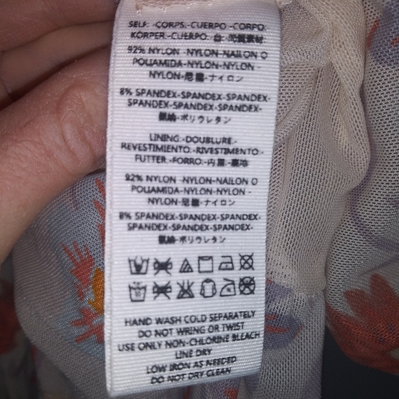 Free People Wild Flower Honey Blouson Floral Top - Picture 7 of 7